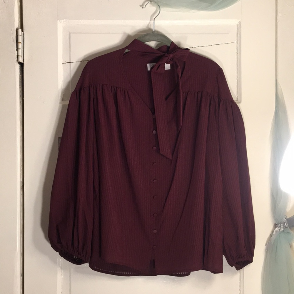 Maroon blouse